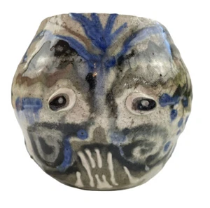 Dragon Head Pottery Figurine Planter Vase Plant Succulent Flower Pencil Décor - Picture 1 of 10