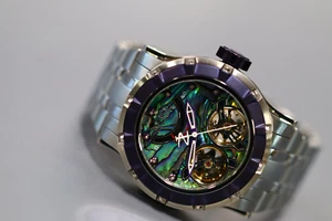 INVICTA Reserve Men 46.0mm Stainless Steel Purple+Steel Blue+White+Green+Purple - Picture 1 of 9