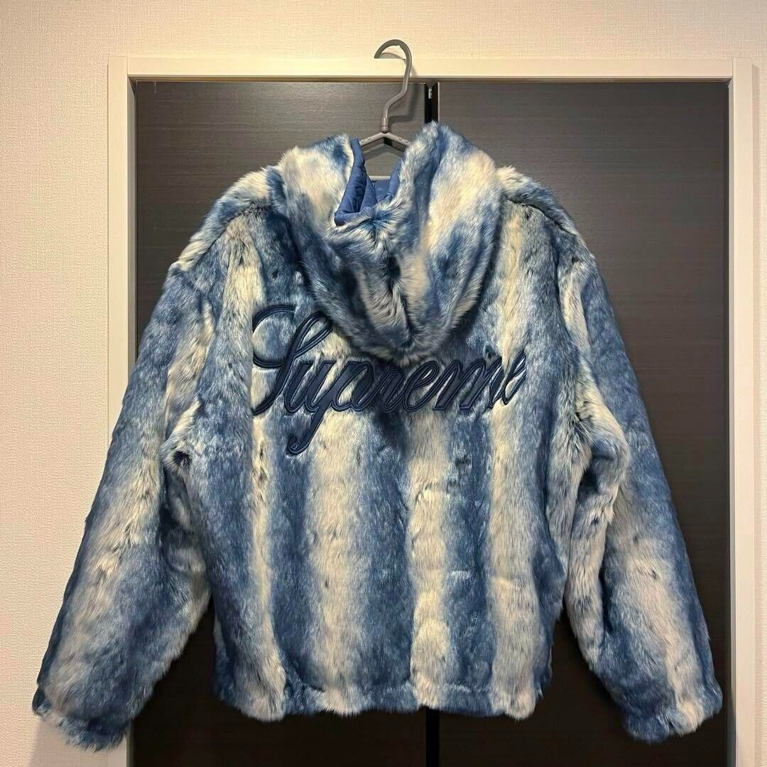 Supreme Faux Fur Outer Shell Coats, Jackets & Vests Blue for Supreme Faux Fur Outer Shell Coats, Jackets & Vests Blue for