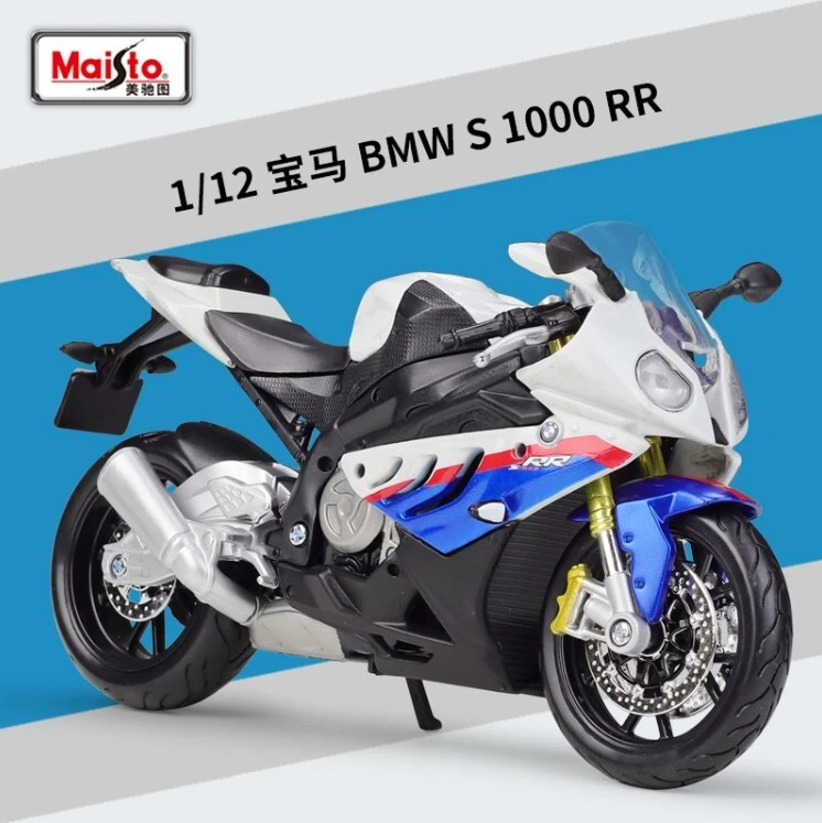 1:12 Maisto BMW S1000RR Motorcycle Bike Model New - Image 1 of 4