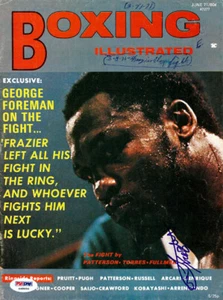 Joe Frazier Autographed Signed Boxing Illustrated Magazine Cover PSA/DNA #S48956 - Picture 1 of 2