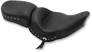 Mustang Blk Studded Solo Touring Rear Passenger Seat Indian Chief 14-21 - Picture 1 of 12
