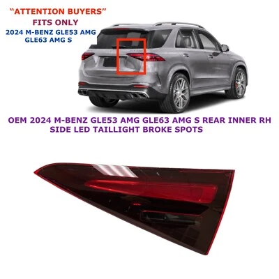 Luz trasera LED interior derecha mercedes-benz gle53 amg gle63 amg s 2024 Foto 1 de 4