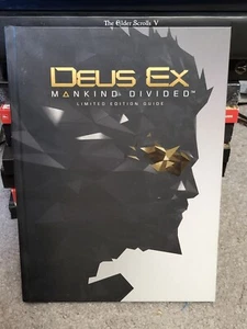 DEUS EX: MANKIND DIVIDED Limited Edition Guide (2016 Hardcover) - Picture 1 of 1