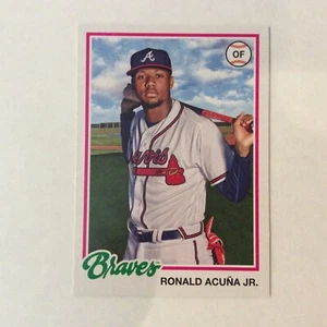2022 Topps Archives #167 Ronald Acuna JR. Atlanta Braves - Picture 1 of 2