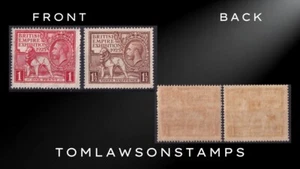 GB Sg432-433 British Empire Exhibition 1925 Set MNH / Cat £85 - Picture 1 of 4