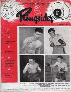Ringsider Great Britain Boxing Magazine January 1949 Volume 4 No 1 Dick Turpin - Picture 1 of 2