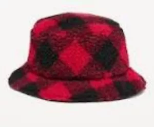 Old Navy Gender-Neutral Sherpa Reversible Bucket Hat for Kids L-XL Free Shipping - Picture 1 of 3