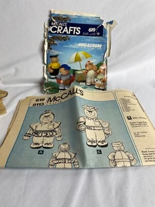 Doll Pattern Golf Tennis Baseball McCall’s Sewing Pattern 619 - Picture 1 of 5