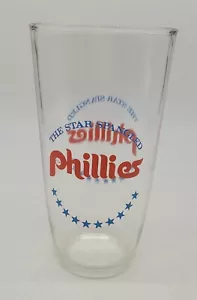 ThriftCHI ~ Star Spangled Phillies Vintage Werbe Trinkglas - Bild 1 von 3