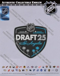 2025 NHL NATIONAL HOCKEY LEAGUE DRAFT PLAYER JERSEY PATCH CALGARY COLE RESCHNY - Picture 1 of 1