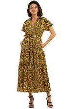 Nicholas Amina Dress in Confetti Vine Batik Size AU 12