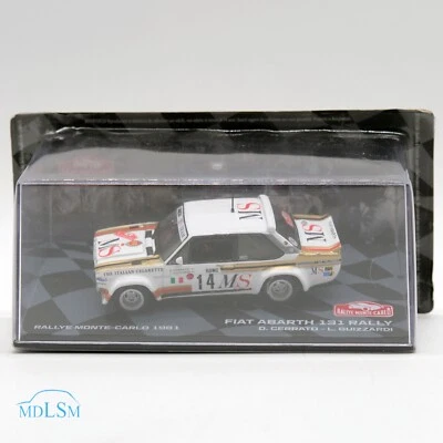 Fiat Abarth 131 Rally Model Car D. Cerrato L. Guizzardi 1981 Edicola 1:43 Foto 1 de 2