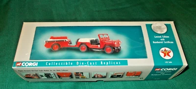 Corgi #50102 M151 A1"Mutt" Utility Truck Texaco COA, collector disk, box - Image 1 of 4