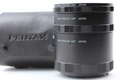 【Top Mint w/Case】Pentax 6x7 Auto Extension Tube 1 2 3 for 6x7 67 67II From JAPAN - Image 1 of 4