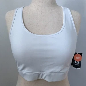 Ideology NWT White Sports Bra Women 2X - Picture 1 of 11