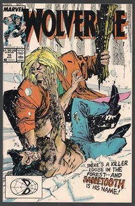 WOLVERINE #10 MARVEL 1989 PRE-CLAWS 1ST BATTLE WITH SABRETOOTH "24 HOURS" NM- - Bild 1 von 2