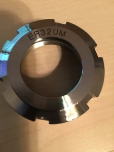 EDELSTAHL ER32UM Hochgeschwindigkeits-Spannzangenmutter für CNC-Fräsen & Werkzeugaufnahmen!! Neu im Karton - Bild 1 von 3