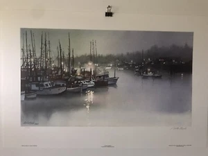 Evening Harbor - Nita Engle - Sign & Number Limited Ed - Mint Condition - Picture 1 of 4