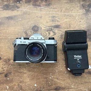 Asahi Pentax K1000 Camera w/Asahi SMC Pentax f/2 50mm Lens TESTED/WORKING - Picture 1 of 11