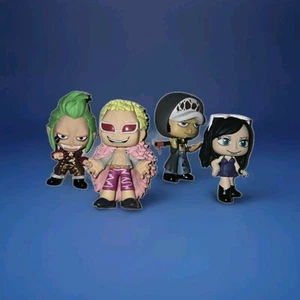 Lot:4 Funko Mystery Minis Trafalgar Bartolomeo Robin Figures One Piece Anime - Picture 1 of 2