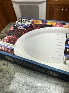 Corning Ware Calypso Embossed Oval Platter 10x14 New IN Box - Picture 1 of 4