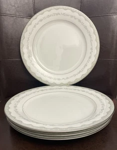 Set of 4 Noritake MARGARET 6243 Dinner Plates 10 1/2” Japan  - Picture 1 of 9
