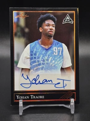 Yohan Traore 2022 Leaf Rookie Autograph Auburn Tigers - Image 1 of 2