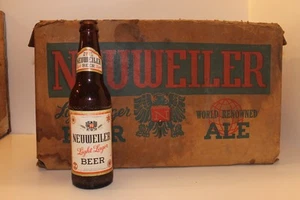 Vintage Neuweiler Bierkoffer. Kompletter Koffer 24 Flaschen insgesamt  - Bild 1 von 8