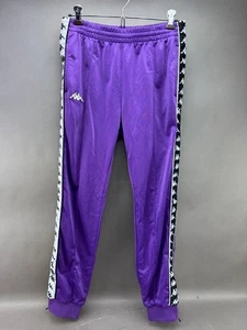 Kappa Mens Purple Track Pants Side Logo Size L - Picture 1 of 5
