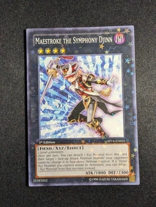 Yugioh - Maestroke the Symphony Djinn SP14-EN031 1st Edition Starfoil Rare LP - Picture 1 of 2