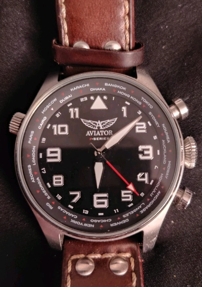 Reloj pulsera inteligente Aviator serie F piloto inteligente para hombre AVW79215G327 Foto 1 de 4