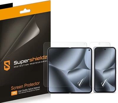 2X Protector de pantalla transparente Supershieldz para Google Pixel 10 Pro plegable (TPU) Foto 1 de 2