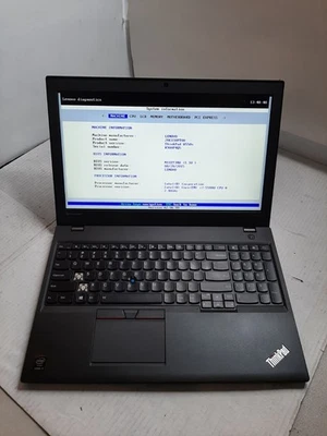 Lenovo ThinkPad W550s Laptop i7-5500U 12GB RAM NO SSD/OS! BIOS PW!  #97 - Image 1 of 4