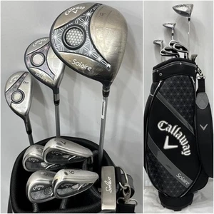 Callaway Solaire Ladies Complete 9 Piece Set Black Women's Right handed from JP - Picture 1 of 12