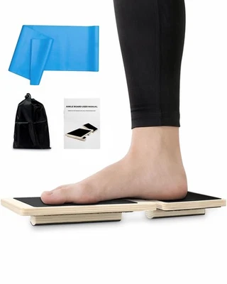 Tablero de tobillo, fortalecedor de pies, tabla de eje, tabla de equilibrio de una sola pierna, pizarra Foto 1 de 4