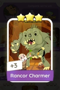 Monpo_ly-Go Mo Go Rancor Charmer Set 10 ⭐️ ⭐️⭐️ 3 Star Sticker Super Rare! - Picture 1 of 1