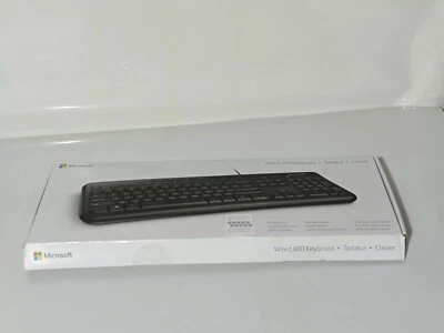 Microsoft Wired 600 Tastatur AZERTY (BE) 1576 ( ANB-00010 ) - Schwarz_1_6 - Bild 1 von 4