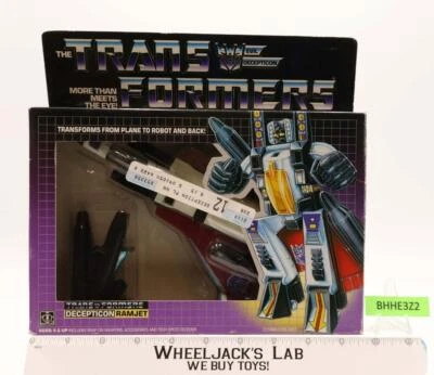 Ramjet 100% Complete W/Box 1985 Vintage G1 Transformers Hasbro Action Figure - Image 1 of 4