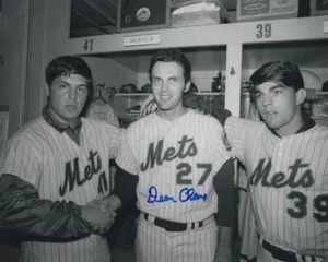Signed 8x10 DEAN CHANCE NEW YORK METS Autographed photo - COA - Picture 1 of 1
