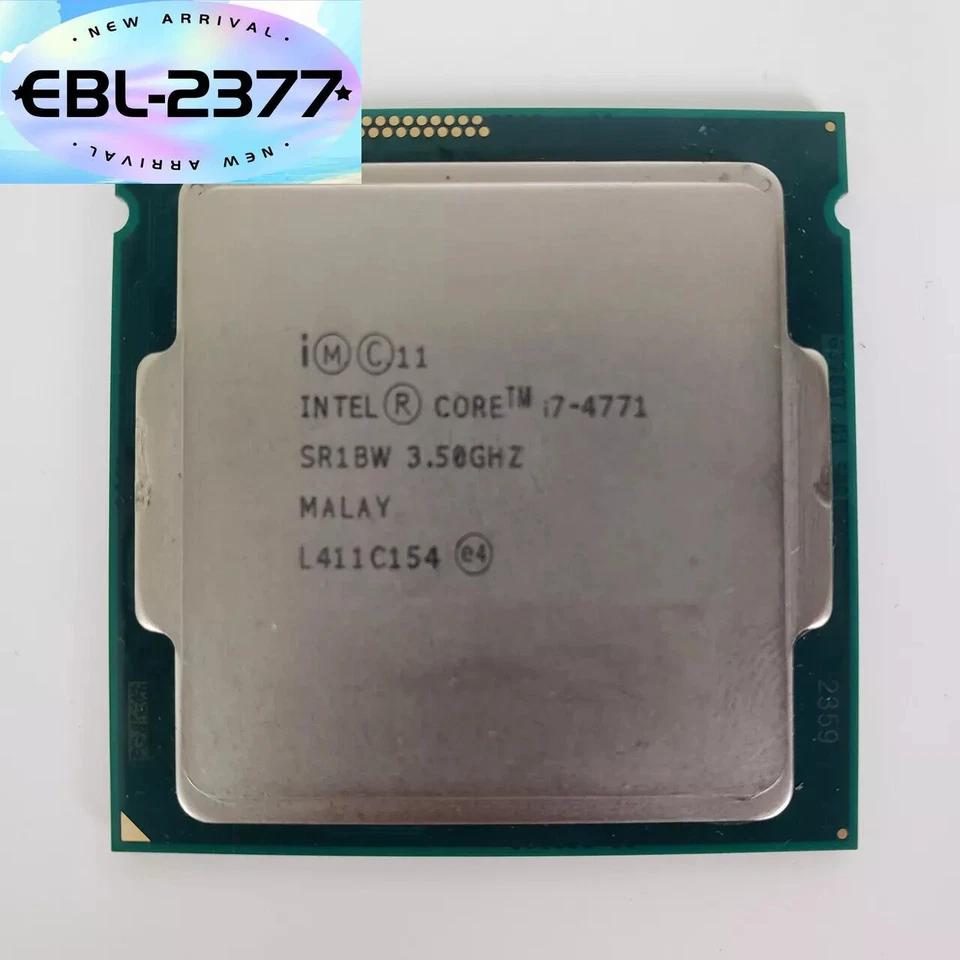 Intel Core i7-4771 SR1BW 3.50GHz Quad-Core 8MB LGA1150 Desktop CPU Processor - Image 1 of 1