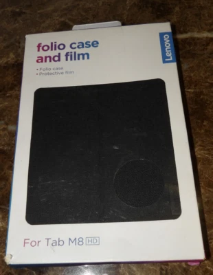 Nueva funda tipo folio genuina Lenovo y película protectora para Tab M8 HD/Tab M8 Foto 1 de 4