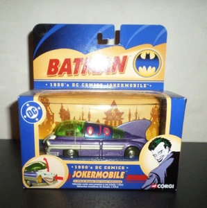 JOKER MOBILE 1950 CORGI 1 :43 BATMOBILE BATMAN- DC COMICS- NO 1:18 DIE CAST - Foto 1 di 1