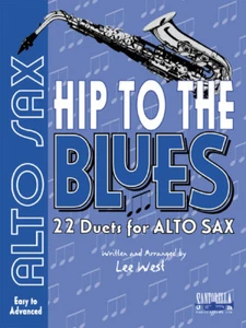 Hip To the Blues with CD * Jazz Duets for Alto Sax - Ships from Publisher! - Picture 1 of 1