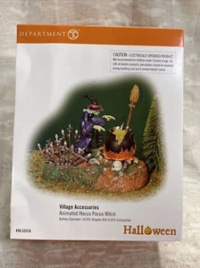 Department 56 Animated Hocus Pocus Witch Halloween Series Retired #52516 Lites - Picture 1 of 12