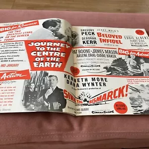 Kine Weekly 1959 - David McCallum, Journey to the centre of the Earth, Sid James - Picture 1 of 3