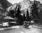 Vintage 1906 Photograph Stagecoach Yosemite Falls, Nat. Park, California 8x10