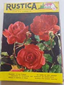 RUSTICA N° 47 - 1956 La ROSE Tropique / Pommier / Moteurs a explosion et diésel  - Imagen 1 de 1