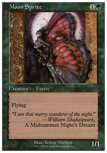 Moon Sprite ~ Near Mint Starter 2000 MTG Magic UltimateMTG Green Card - Image 1 of 1