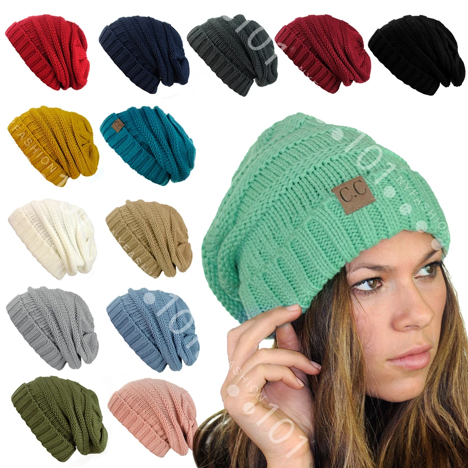 CC Beanie Exclusive Over-sized Baggy Slouchy Thick C.C Beanie! Various Colors!  - Image 1 of 1